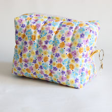 Load image into Gallery viewer, Quilted Cotton Toiletry Bag