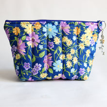 Load image into Gallery viewer, Quilted Cotton Cosmetic Bag