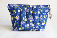 Load image into Gallery viewer, Quilted Cotton Cosmetic Bag