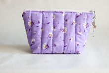 Load image into Gallery viewer, Quilted Cotton Cosmetic Bag