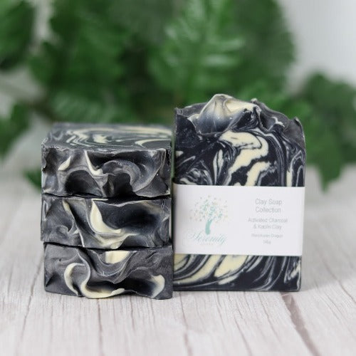 Activated Charcoal with Kaolin Clay Soap – Serenity Soaps Canada