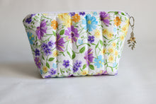 Load image into Gallery viewer, Quilted Cotton Cosmetic Bag
