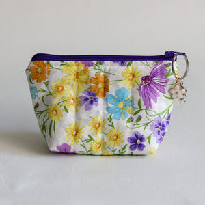 Quilted Cotton Trinket Pouch
